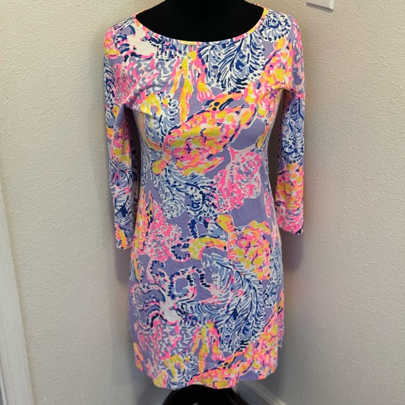 Lilly Pulitzer Marlowe So Snappy Pima Cotton Dress Size XS - Picture 2 of 8